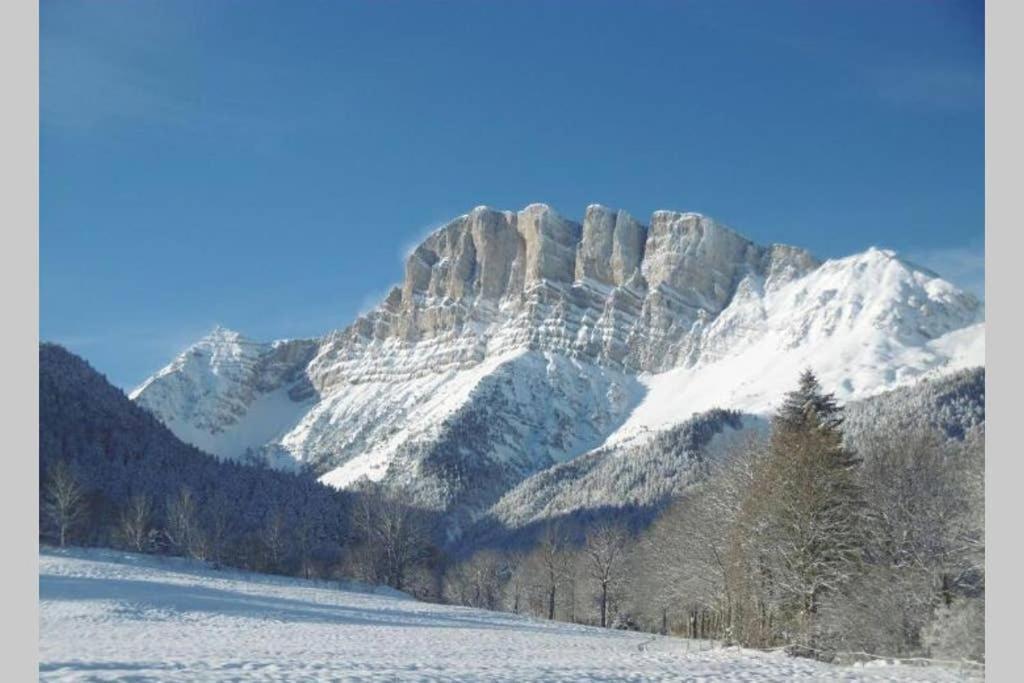 Petit Studio Mansarde 18 M2 Avec Navette Gratuit Aux Pistes De Ski Gresse-en-Vercors Ngoại thất bức ảnh